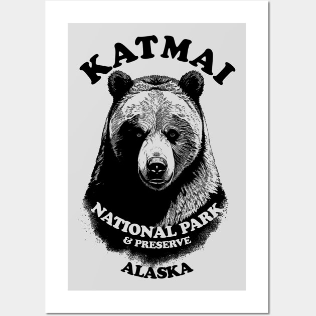 Katmai National Park Home Of Grizzly Bears Wall Art by TMBTM